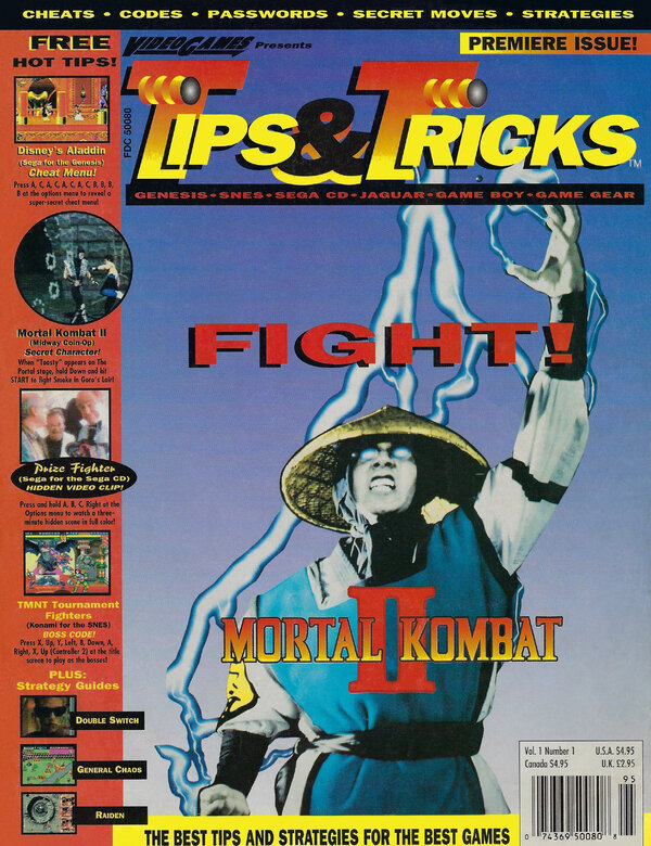 Tips & Tricks Issue 001 (Spring 1994) cover